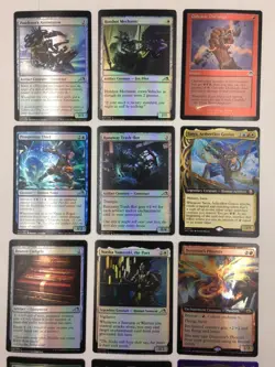 MTG Misprint/Miscut Card Lot - Magic The Gathering Foil Miscuts & Crimped Cards - Image 2