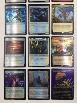 MTG Misprint/Miscut Card Lot - Magic The Gathering Foil Miscuts & Crimped Cards - Image 3