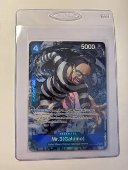Bandai One Piece TCG Mr.3 (Galdino) OP06-056 SP Holo Eng Alternative Art - Image 1