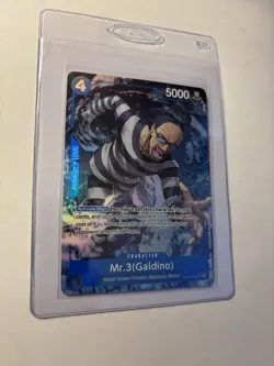 Bandai One Piece TCG Mr.3 (Galdino) OP06-056 SP Holo Eng Alternative Art - Image 2
