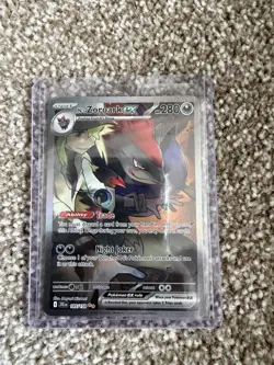N's Zoroark EX 185/159 Journey Together SIR Holo Pokemon Card - NM+ - Image 1
