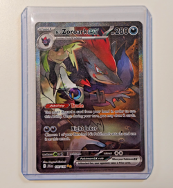 Pokemon TCG N's Zoroark ex SIR Holo Full Art Journey Together 185/159 - Image 1