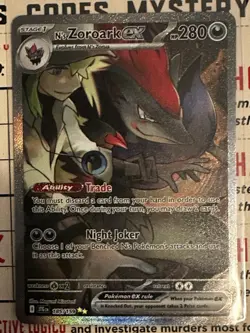 Pokemon N's Zoroark EX 185/159 Journey Together Special Rare Holo 280 HP - Image 1
