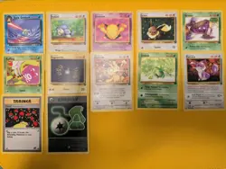 Pokemon TCG Team Rocket 12 Card Bundle (NM - HP) No Duplicates - Image 1