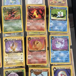 12 Card Vintage Pokemon Team Rocket Dark Bundle Job Lot WOTC 2000 - Image 3