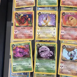 12 Card Vintage Pokemon Team Rocket Dark Bundle Job Lot WOTC 2000 - Image 4