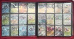 43 Pokemon Card Bundle (EX, V, Shiny, Ect) - With 12 Card Vaultx Binder - Image 2