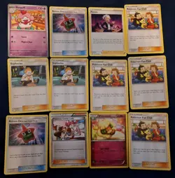 Pokemon Pikachu Cameo Card Bundle 12 Cards – Includes Trainer & Pokemon Cards NM - Image 1