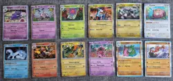 Pokemon TCG Gengar 094/165 + 11 Rare Cards 12 Rare Card Bundle - Image 1