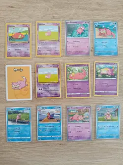Pokemon TCG Slowpoke Slowbro Slowking 12 Card Bundle Including 3 Vintage 1999 - Image 1
