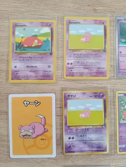 Pokemon TCG Slowpoke Slowbro Slowking 12 Card Bundle Including 3 Vintage 1999 - Image 2