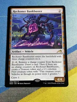 Magic the Gathering MTG Neon Dynasty RECKONER BANKBUSTER - Image 1