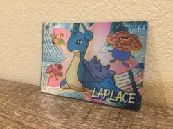 Pokemon Vintage Japanese Meiji Promo Embossed card 1999 - Lapras - Image 1