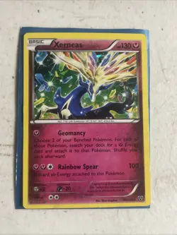 Xerneas 96/146 Cracked Ice Holo Rare Pokemon Card- Theme Deck - Image 1