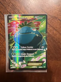 Pokemon Venusaur EX Full Art Ultra Rare Holo Card 141/146 - Image 1