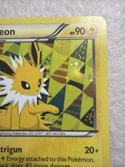 2013 Pokemon Black Star Promo Jolteon card BW91 - Image 3