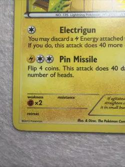 2013 Pokemon Black Star Promo Jolteon card BW91 - Image 5