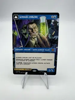 MTG Marvel Spiderman Norman Osborn Green Goblin Borderless Non Foil 0220 - Image 1