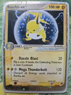 Raichu ex - EX2 - SS: EX Sandstorm (98/100) Ultra Rare Holo Pokemon Card DMG - Image 1