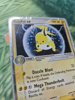 Raichu ex - EX2 - SS: EX Sandstorm (98/100) Ultra Rare Holo Pokemon Card DMG - Image 3