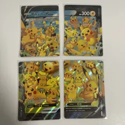 Pokemon Celebrations Pikachu V-Union PROMO Set (4) Cards Swsh142 - Image 1