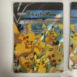 Pokemon Celebrations Pikachu V-Union PROMO Set (4) Cards Swsh142 - Image 4