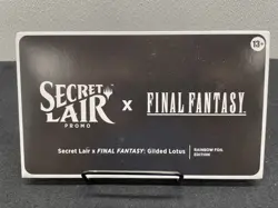 Magic the Gathering MTG Secret Lair X Final Fantasy: Foil Gilded Lotus Promo - Image 1