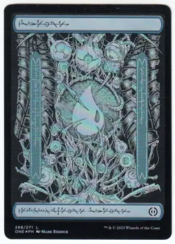 Magic Phyrexia All Will Be One Island Phyrexian Foil Play Set (x4) 268 NM/MT - Image 1