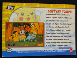 Topps - Pokemon - Don't Cry, Togepi! - Non Holo - #43 - The First Movie Card MP - Image 2