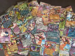 Pokemon Lot Of 100 Pokemon EX Cards Some Duplicates, Multi Sets All Sleeved - Image 1