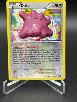 Ditto 108/149 Boundaries Crossed Reverse Holo Rare LP Pokemon Card - Image 1
