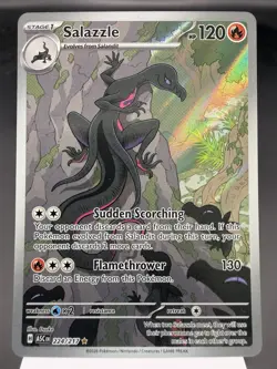 Salazzle 224/217 - Illustration Rare - Ascended Heroes Pokemon Card MINT - Image 1
