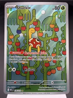 Shuckle 136/132 - Illustration Rare - Mega Evolution Pokemon Card MINT - Image 1