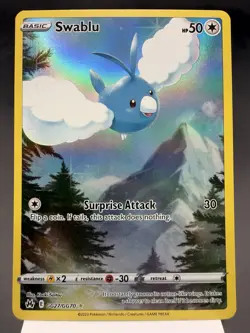 Swablu GG27/GG70 - Holo Rare - Crown Zenith Pokemon Card MINT - Image 1