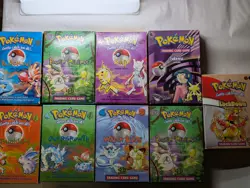 Pokemon Trading Card Game Deck Boxes Lot of #9. BOXES ONLY, BOXES ARE EMPTY - Image 1
