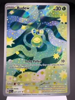 Budew 221/217 - Illustration Rare - Ascended Heroes Pokemon Card MINT - Image 1