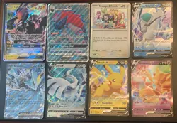 8x JUMBO/Oversized Pokemon Cards Lot - Zoroark, Pikachu, Alakazam - Image 1