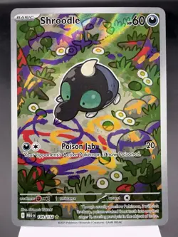 Shroodle 149/132 - Illustration Rare - Mega Evolution Pokemon Card MINT - Image 1