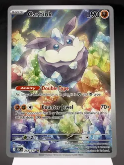 Carbink 242/217 - Illustration Rare - Ascended Heroes Pokemon Card MINT - Image 1