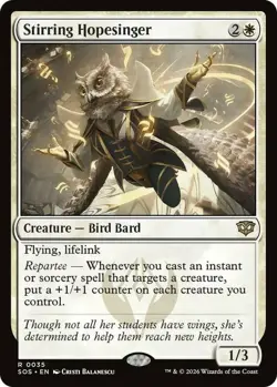 x1 Stirring Hopesinger - Foil R MTG Secrets of Strixhaven M/NM, English - Image 1