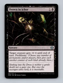 Drown in Ichor Phyrexia: All Will Be One Non-Foil MTG NM - Image 1