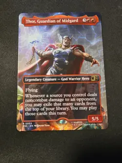 Thor, Guardian of Midgard Nonfoil Rare R 0503 5/5 Marvel Super Heroes MTG - Image 1