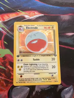Pokemon Electrode 1st Edition Holo Jungle 02/64 MP - Image 1