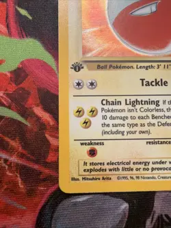 Pokemon Electrode 1st Edition Holo Jungle 02/64 MP - Image 3
