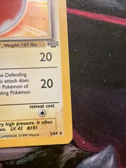 Pokemon Electrode 1st Edition Holo Jungle 02/64 MP - Image 4