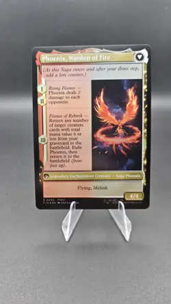Joshua, Phoenix's Dominant #0494 (Extended Art) (FOIL) NM MTG Final Fantasy - Image 2