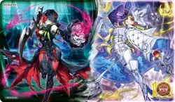 Yugioh Diabellstar the Black Witch Duel Set Playmat + 100 Sleeve 24YJ-JPT02 YCSJ - Image 2