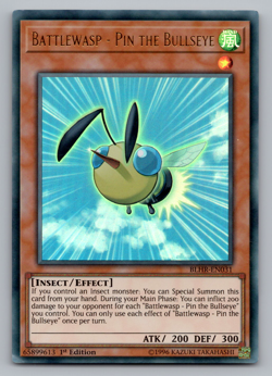 LP Battlewasp - Pin the Bullseye - BLHR-EN031 - Ultra Rare - 1st Edition Yugioh - Image 1