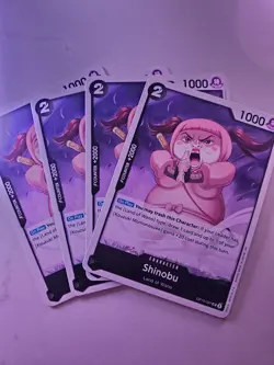 4x Shinobu OP16-087 Uncommon The Time of Battle One Piece Near Mint - Image 1