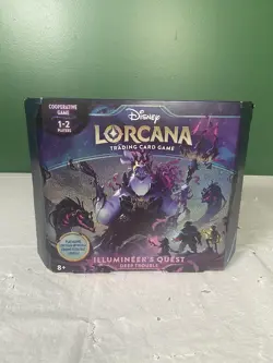 Disney Lorcana Trading Card Game. Illumineer's Quest Deep Trouble Sealed - Image 1
